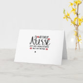 Remüde Nurse Great Gift Remüde Nurse Karte (Gelbe Blume)