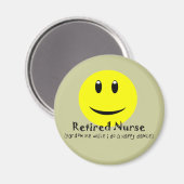 Remüde Nurse HAPPY DANCE Magnet (Vorderseite/Rückseite)