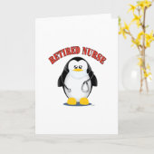 Remüde Nurse Penguin Karte (Gelbe Blume)