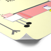 Remüde Nurse Poster "Dinosaurier"—Unglaublich witz (Ecke)