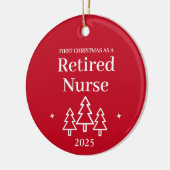 Remüde Nurse Red Christmas Ornament (Links)