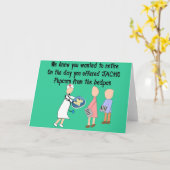 Remüde Nurse Story Art Geschenke Karte (Gelbe Blume)