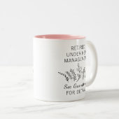 Remüde Oma Grandkids Zweifarbige Tasse (VorderseiteRechts)