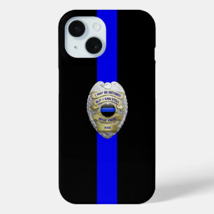 Remüde Police Abzeichen Thin Blue Line Case-Mate i iPhone Hülle