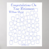 Remüde Polizeibeamte Glückwunsch Poster (Vorne)