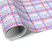 "Remüde Postal Worker Gift Wrap ll Geschenkpapier (Rolleneckpunkt)