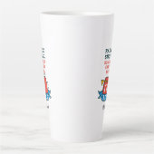 Remüde Postarbeiter Custom Mailman Retirement Milchtasse (Vorderseite)