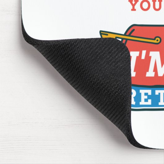 Remüde Postarbeiter Custom Mailman Retirement Mousepad (Ecke)