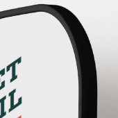 Remüde Postarbeiter Custom Mailman Retirement Pickleball Schläger (Linke Seite)