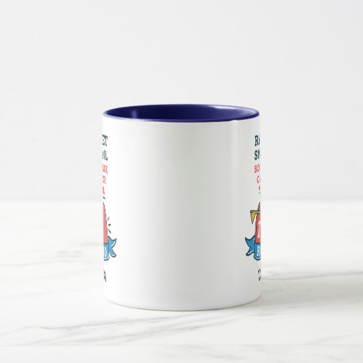 Remüde Postarbeiter Custom Mailman Retirement Tasse (Zentrum)