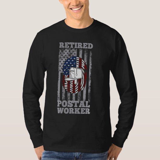 Remüde Postarbeiter Fun Mailman Retirement Da1 T-Shirt (Vorderseite)