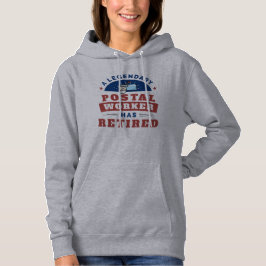 Remüde Postarbeiter Funny Mailman Retirement Gag Hoodie