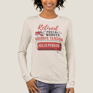 Remüde Postarbeiter Funny Mailman Retirement Tri-Blend Shirt