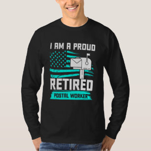 Remüde Postarbeiter Liebe Mailman Retirement T-Shirt
