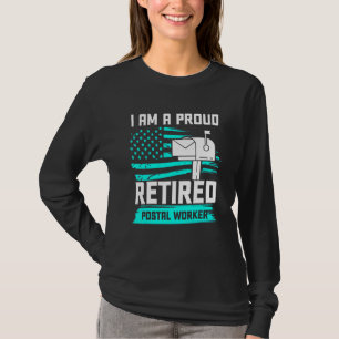 Remüde Postarbeiter Liebe Mailman Retirement T-Shirt