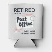 Remüde Postarbeiter Mailman Coworker Rente Dosenkühler (Vorderseite)