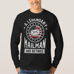 Remüde Postarbeiter Mailman Postman Post Office T-Shirt