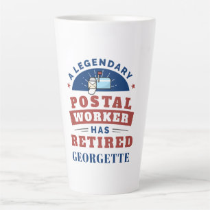 Remüde Postarbeiter Mailman Retirement Funny Milchtasse