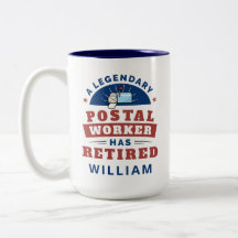 Remüde Postarbeiter Mailman Retirement Funny