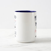 Remüde Postarbeiter Mailman Retirement Gag Zweifarbige Tasse (Mittel)