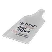 Remüde Postarbeiter Mailman Retirement Schneidebrett (Ecke)