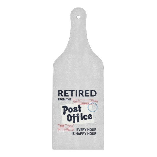 Remüde Postarbeiter Mailman Retirement Schneidebrett (Vorderseite)