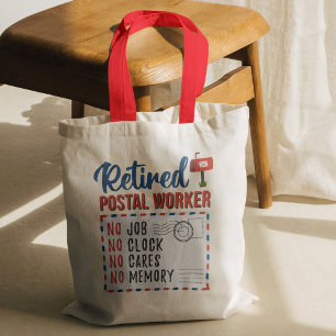 Remüde Postarbeiter Mailman Retirement Tragetasche