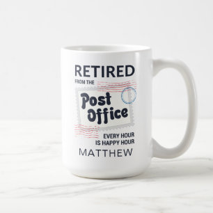 Remüde Postarbeiter Personalisiert Mailman Kaffeetasse