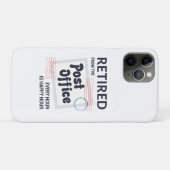Remüde Postarbeiter Rentirement Mailman Funny Case-Mate iPhone Hülle (Rückseite (Horizontal))