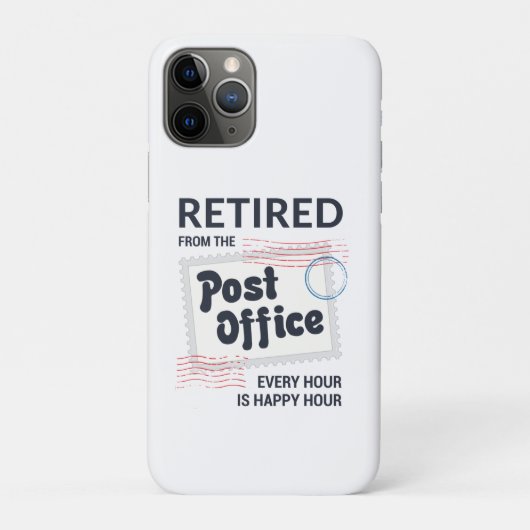 Remüde Postarbeiter Rentirement Mailman Funny Case-Mate iPhone Hülle (Rückseite)