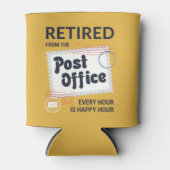 Remüde Postarbeiter Rentirement Mailman Funny Dosenkühler (Vorderseite)