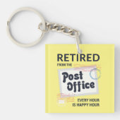 Remüde Postarbeiter Rentirement Mailman Funny Schlüsselanhänger (Vorderseite)