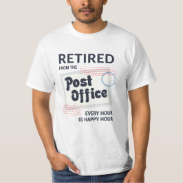 Remüde Postarbeiter Rentirement Mailman Funny T-Shirt