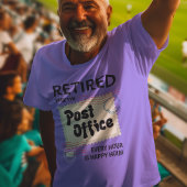 Remüde Postarbeiter Rentirement Mailman Funny Tri-Blend Shirt