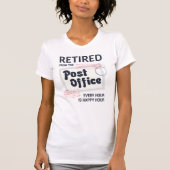 Remüde Postarbeiter Retirement Mailman Novelty T-Shirt (Vorderseite)