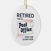 Remüde Postarbeiterrente Mailman Keepake Keramik Ornament (Rechts)