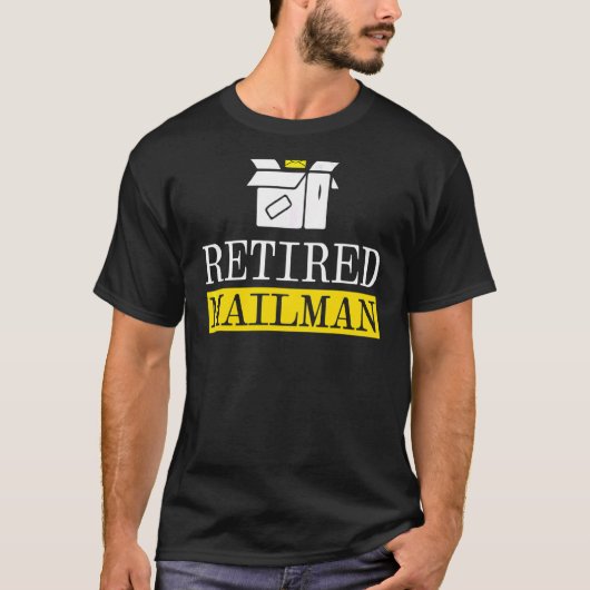 Remüde Postman Postman Postman Worker Courier Mail T-Shirt (Vorderseite)