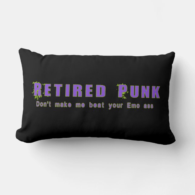 Remüde Punk American MoJo Pillows Lendenkissen (Vorderseite)