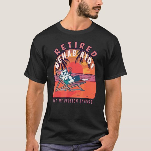 Remüde Rehab Aide Vintag Retirement T-Shirt (Vorderseite)