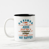Remüde Richter Rentirement Way Happier Zweifarbige Tasse (Links)