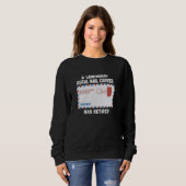 Remüde Rural Mail Carrier Postarbeiter Sweatshirt (Vorne ganz)