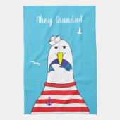 Remüde Sailor Ex Mariner Seagull Charakter Handtuch (Vertikal)