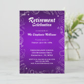 Remüde Schullehrer Celebration Party Einladung (Stehend Vorderseite)