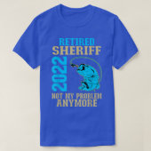 Remüde Sheriff 2022 Ruhestand bei der Fischerei T-Shirt (Design vorne)