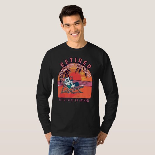 Remüde Software Quality Assurance Engineer Retir T-Shirt (Vorne ganz)