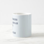 Remüde Superhero jetzt nur noch eine regelmäßige L Kaffeetasse (Mittel)