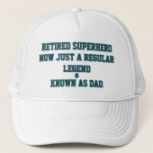 Remüde Superhero jetzt nur noch eine regelmäßige L Truckerkappe (Vorderseite)