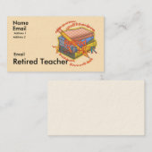 Remüde Teacher Motto Visitenkarte (Vorne/Hinten)