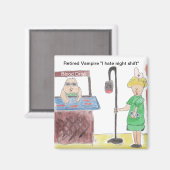 Remüde Vampire Magnet (Vorderseite/Rückseite)