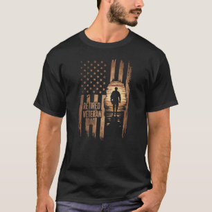Remüde Veteran Vater 2025 Proud Patriotic USA Amer T-Shirt